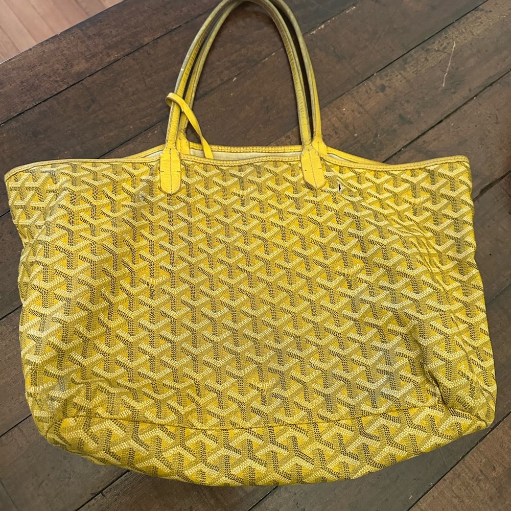 Goyard Yellow Tote